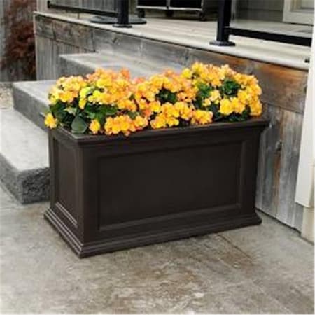 Lawnitator 20 x 36 in. Fairfield Patio Planter - Espresso LA2621815